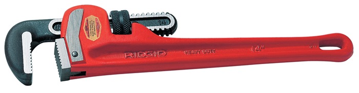 RIDGID 31005 Rohrzange  Gesamtlänge 200 mm Spannweite 25 mm für Rohre 1 Zoll Gus