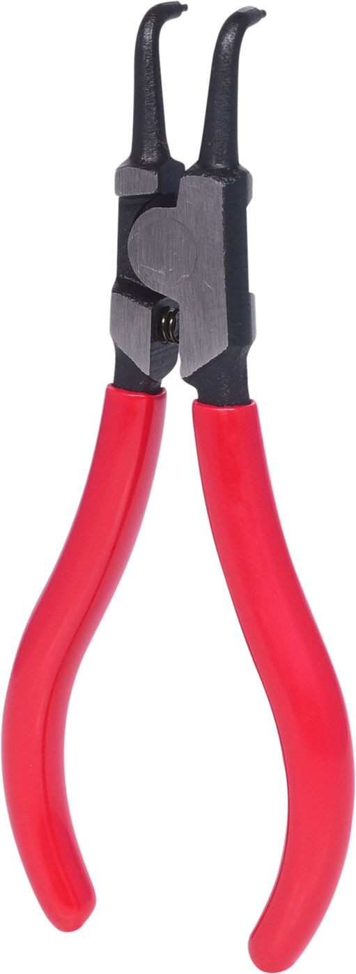 KS Tools 500.1025 Seegeringzange für Außensicherungsringe, abgewinkelt, 130mm