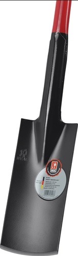 IDEAL 13010281 Kraftspaten  280 x 130 / 125 mm Größe 2 Slim Stahlrohrstiel mit H