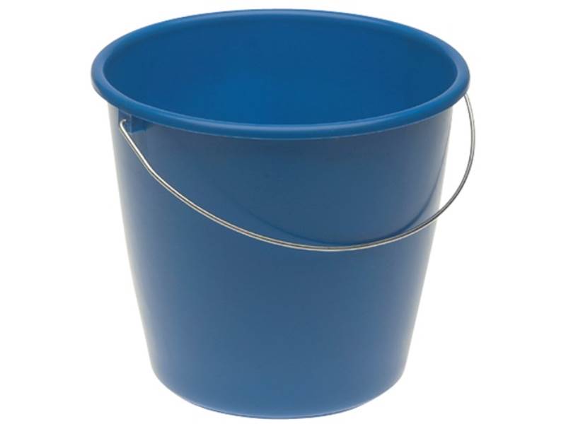 Eimer 10 l Mischplastik farbig sortiert Metalbügel