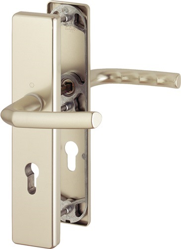 HOPPE 2550567 Schutzgarnitur Birmingham 1117/2221A/2440 Aluminium F2 72 mm 37-42
