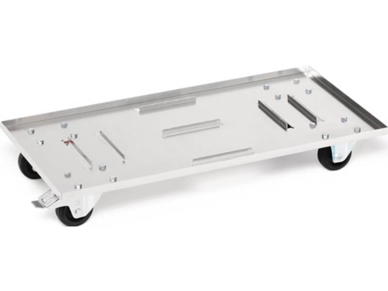 Transportwagen Stahl verzinkt für Aluminiumboxen 29 l - 91 l Gesamttragfähigke