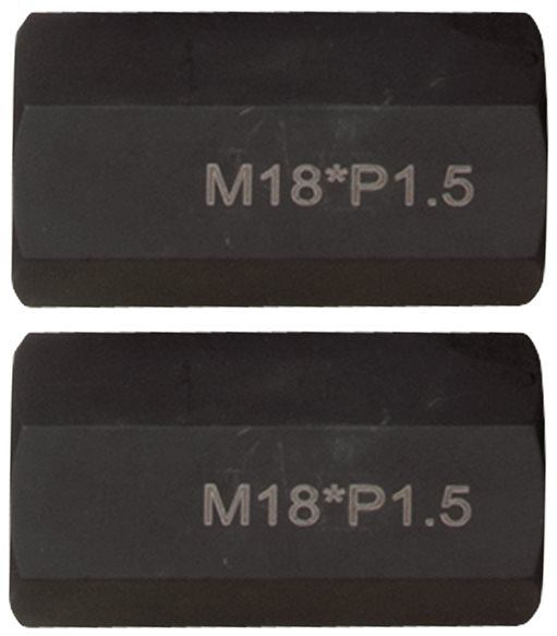 KS TOOLS 460.1774 Gewindeadapter-Satz M18x1,5x65mm, 2-tlg.