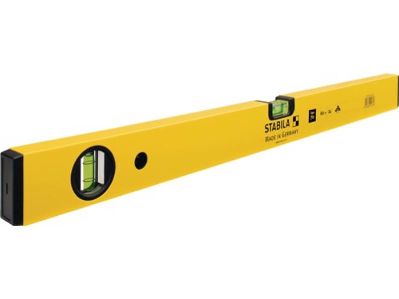 STABILA 02292 Wasserwaage 70 200 cm Aluminium gelb ± 0,5 mm/m