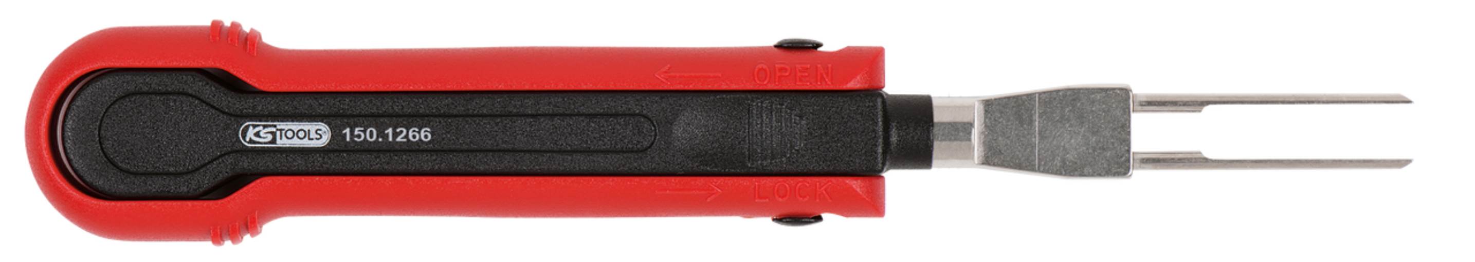 KS Tools 150.1266 Kabel-Entriegelungswerkzeug für Flachsteckhülsen 9,5mm