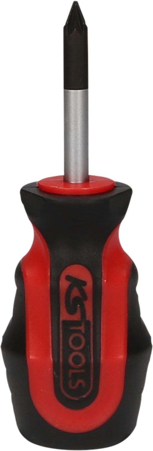 KS Tools 159.1143 ERGOTORQUEplus Schraubendreher, kurz, PZ1