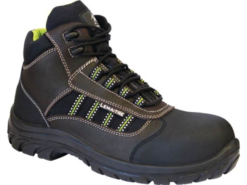 LEMAITRE 134546 Sicherheitsstiefel Danube Größe 46 W. L schwarz/braun S3 SRC EN