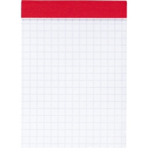 BRUNNEN Notizblock 1055132 DIN A7 kariert perforiert weiß 50Bl