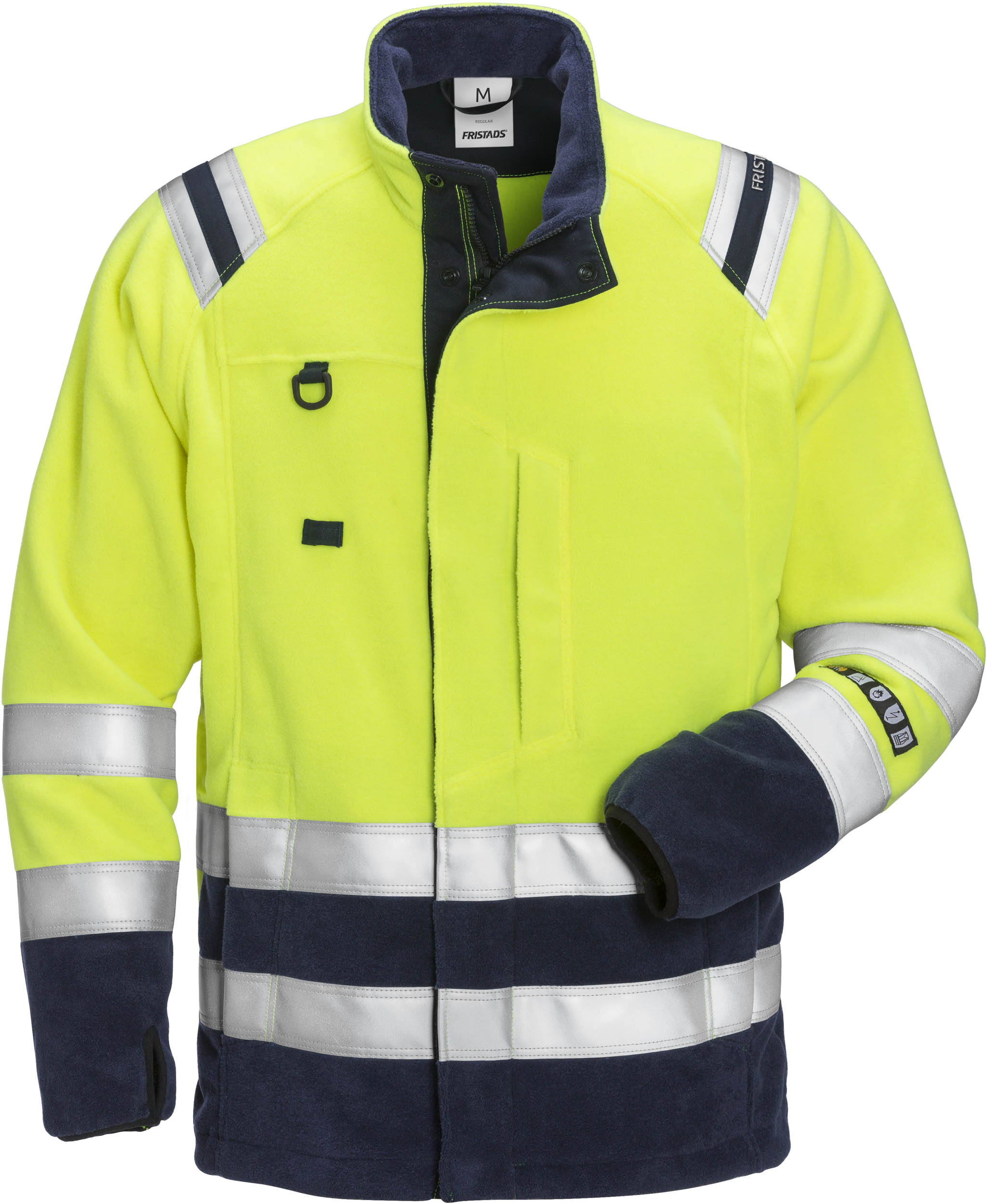 FRISTADS 122233-171 Flamestat High Vis Fleecejacke Kl. 3 4063 ATF  Gr.XL Warnsch
