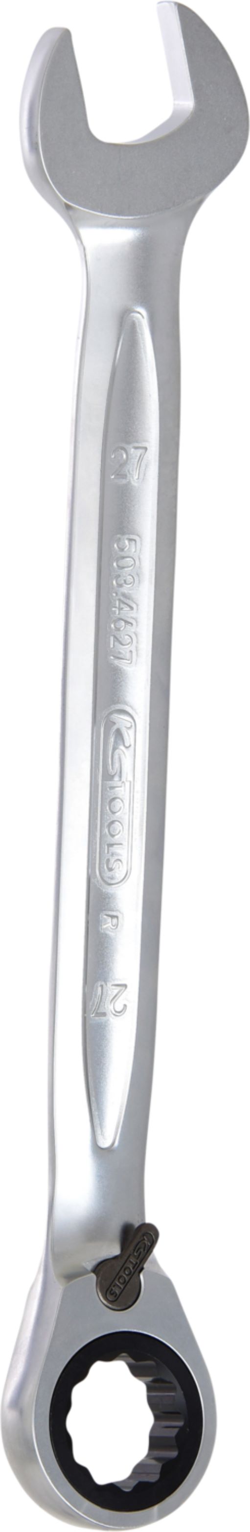 KS Tools 503.4627 GEARplus Ratschenringmaulschlüssel,umschaltbar,27mm