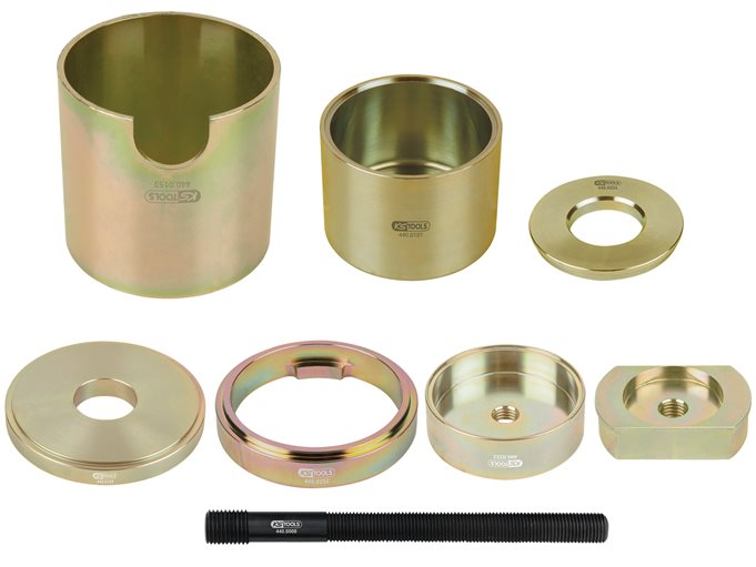 KS Tools 440.0250 Silentlagerwerkzeug-Satz, 8-tlg., für BMW X5 Hinterachse