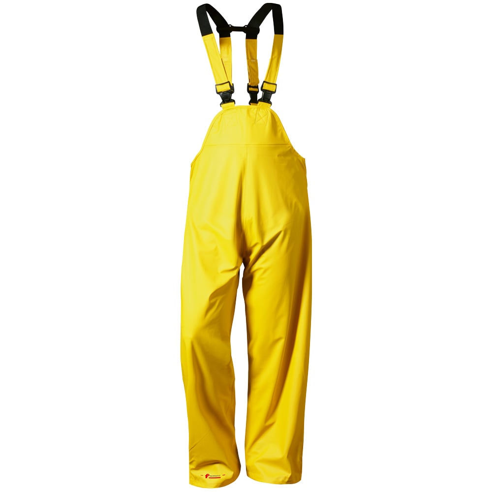 Gr .S (46/48) *HALMSTAD*  PU-STRETCH-LATZHOSE gelb *HALMSTAD* PU dungarees