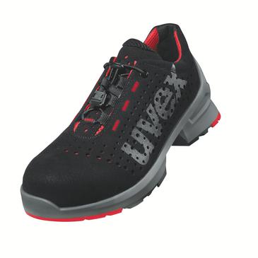 Uvex 8546946 1 Halbschuhe S1 85469 schwarz, rot Weite 12 Größe 46