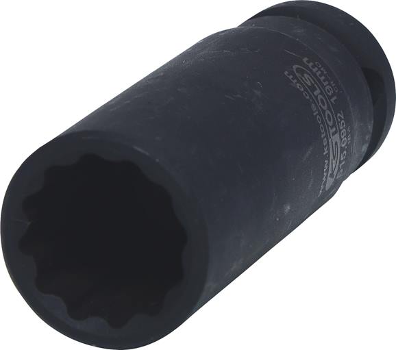 KS Tools 515.0952 1/2'' 12-kant-Kraft-Stecknuss, lang, 19 mm