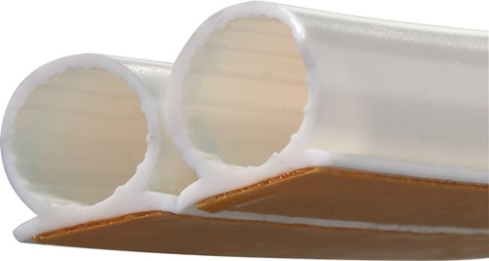 ELLEN 6102560 Türanschlagdichtung 137 DIY Länge 6 m Breite 8 mm selbstklebend blank schwarz  Flügelfalzdichtung · Omega-Profil · selbstklebend · Silikon · Breite 8 mm · Durchmesser 7 mm · in DIY Verpackung