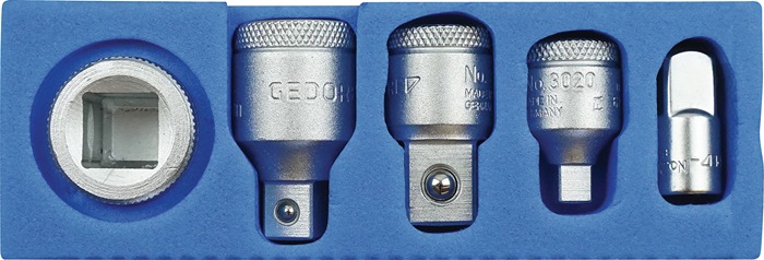 GEDORE 1729071 Adapter-Satz S 2032-05 5-teilig für Handbetätigung