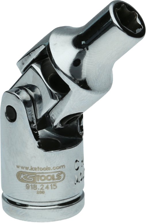 KS-Tools 918.2415 1/4'' Torx-E-Stecknuss mit Gelenk, E6