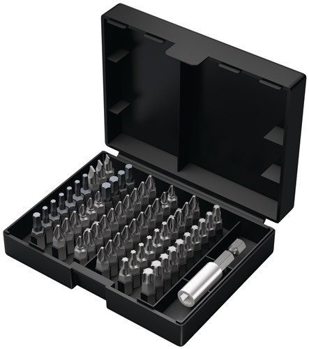 WERA 5057127001 Bitsortiment Bit-Safe Classic 4 61-teilig Schlitz/PH/PZD/TX/6Kt.