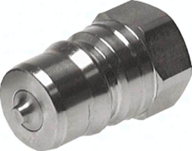 Hydraulikkupplung ISO 7241-1B, Stecker, G 3/8''(IG),Edelstahl VAS 38 ES