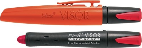 PICA 990/40 Industriemarker Visor rot  wasserfest