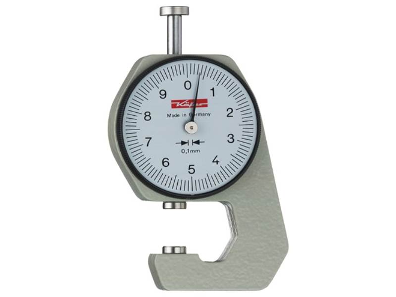 KÄFER 20001 Taschendickenmessgerät K 15 0-10 mm Ablesung 0,1 mm plan 6,35 mm