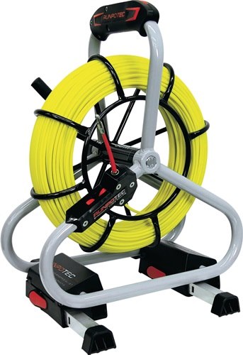 RUNPOTEC 10050 Glasfaserstab Profi-Set Bandlänge 80 m Biegeradius 120 mm Kabel-Ø