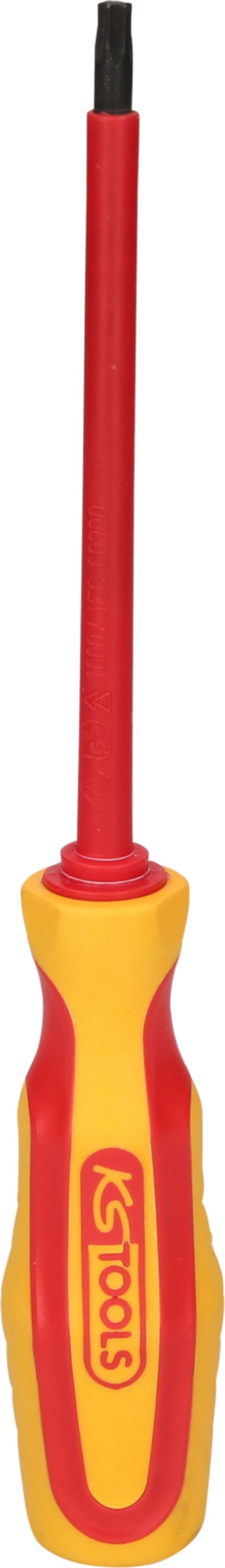 KS Tools 117.0555 Schraubendreher mit Schutzisolierung für Innen-Torx-Schrauben,