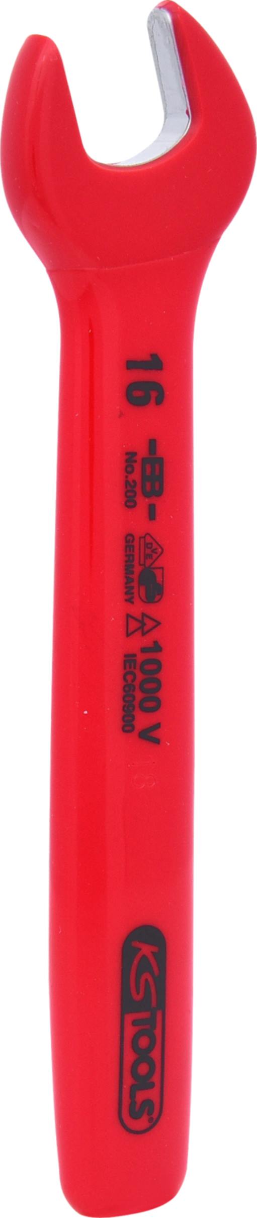 KS Tools 117.1516 Maulschlüssel mit Schutzisolierung, 16mm