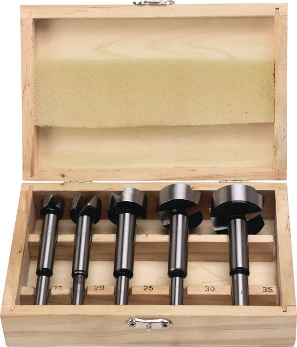 TECWERK  Forstnerbohrer-Satz  5-teilig Ø 15, 20, 25, 30, 35 mm