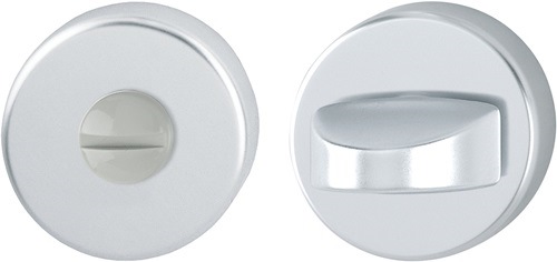 HOPPE 6988612 Schlüsselrosetten-Paar 42KVS Aluminium F1 / naturfarbig Schildstär