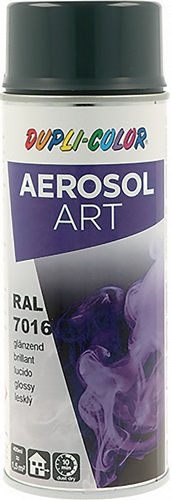 DUPLI-COLOR 741289 Buntlackspray AEROSOL Art anthrazitgrau glänzend RAL 7016 400
