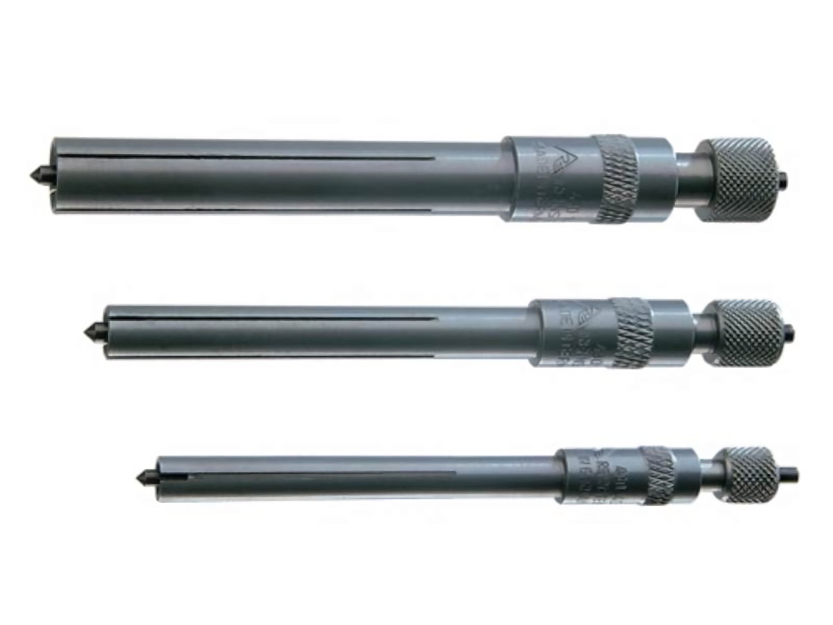 RENNSTEIG R430 143 Zentrierkörner-Set  3-teilig verstellbar