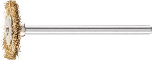 PFERD TOOLS 43100353 Minirundbürste RBU 1602/3 MES 0,10 D16xB2xL3mm Messing