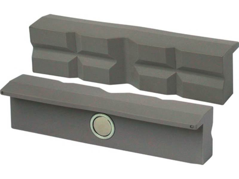 BROCKHAUS 108160 Schraubstockschutzbacke  für Backenbreite 160 mm mit Prismen Po