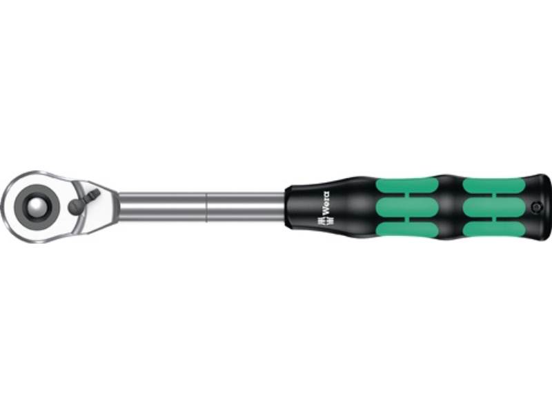 WERA 5003780001 Hebelumschaltknarre 8006 Zyklop Hybrid C 1/2 Zoll 72 Zähne Umsch