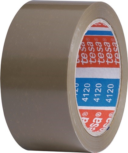 Verpackungsklebeband PVC tesapack® 4120 chamois L.66m B.50mm