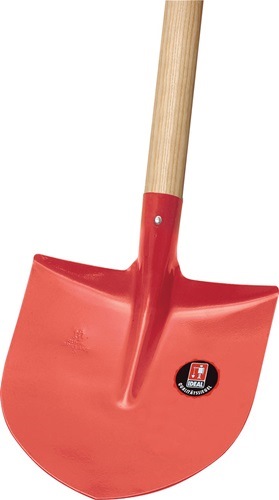 IDEAL 4030502 Aufbugschaufel RUHR-BRILLANT Gr.5 290 x 270 mm mit Stiel