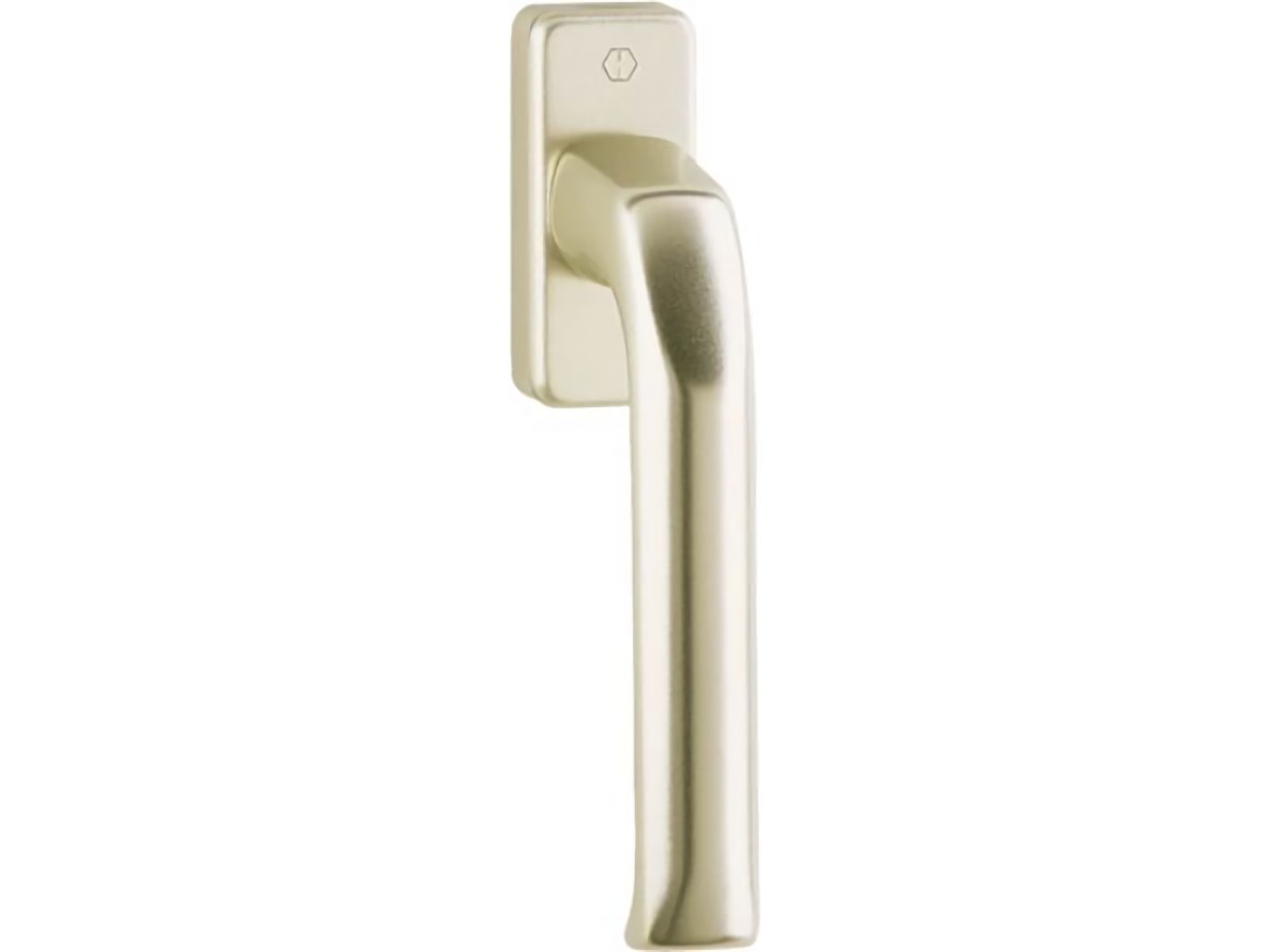 HOPPE 790586 Fenstergriff London 013/U34 Aluminium 32 mm F2 / neusilberfarbig St