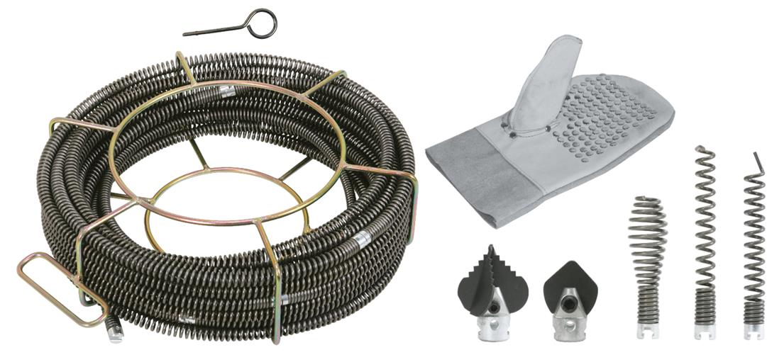 KS Tools 900.1917 Kanal- und Rohrreinigungs-Werkzeug-Satz Ø 16mm Innenseele, 13-
