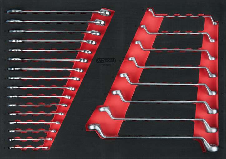 KS Tools 711.0027 Schlüssel-Satz, 24-tlg. in 1/1 Systemeinlage