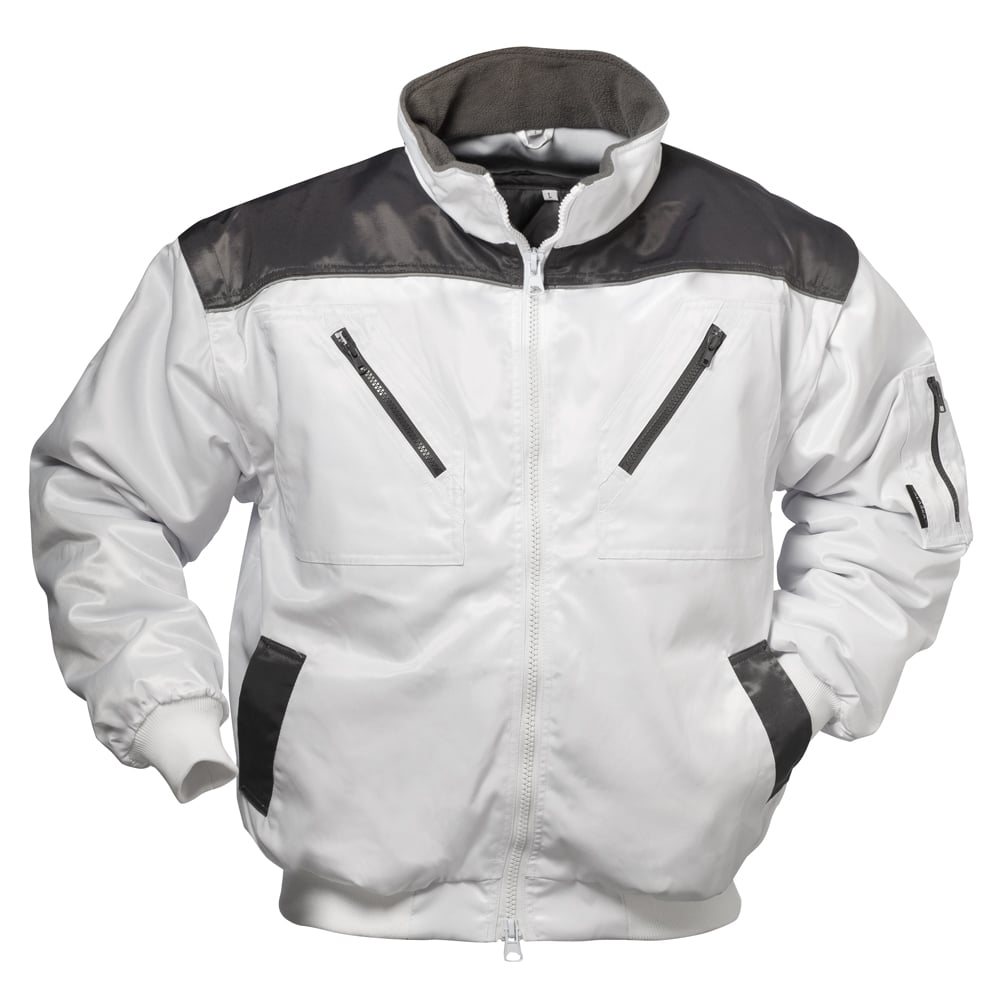 Gr .3XL (66/68) *HOLLIS* PILOTJACKE weiß *HOLLIS* PILOT JACKET