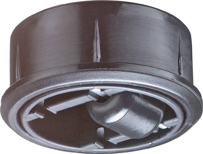 BS ROLLEN G87.052 Kunststoffglocke  Ø 52 mm Tragfähigkeit 50 kg Einpresstiefe 18