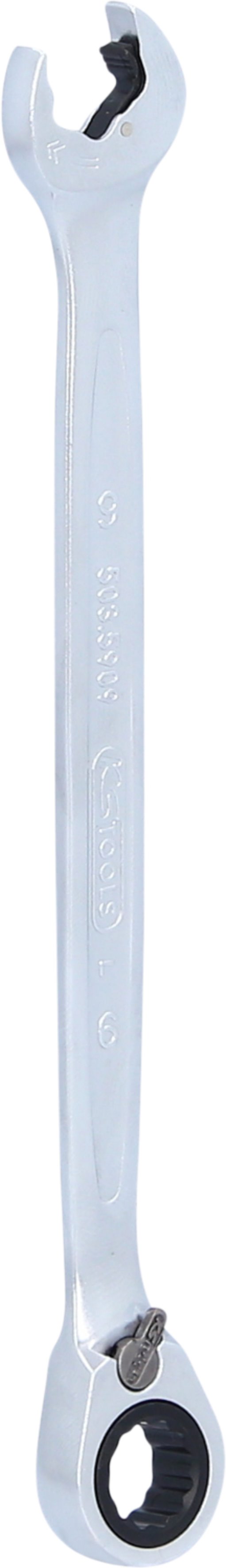 KS Tools 503.5909 DUO GEARplus Ringmaulschlüssel,Maul-Ratschenfunktion 9mm, umsc