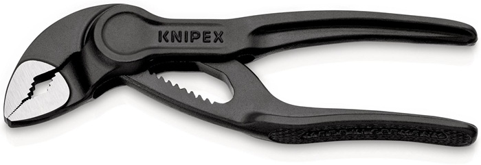 KNIPEX 87 00 100 Wasserpumpenzange Cobra® XS Länge 100 mm Spannweite 24 mm