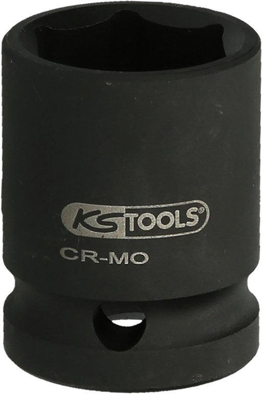 KS Tools 515.1770 1'' Sechskant-Kraft-Stecknuss, kurz, 70mm