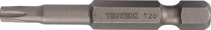 TECWERK 2000829219 Bit 1/4 Zoll T 10 L.50mm TECWERK 2000829219