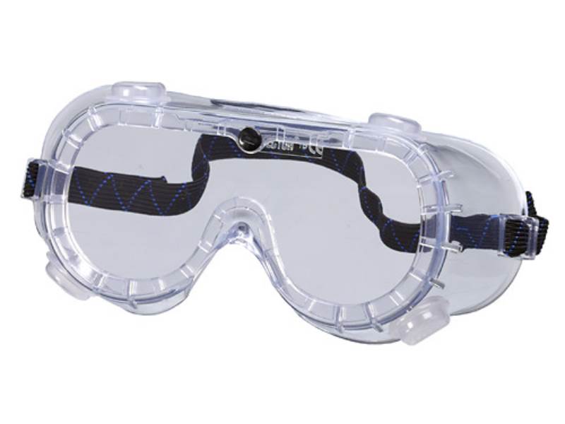 INDIREKT Vollsichtbrille TECTOR EN 166, mit Ventilations-Knöpfen
