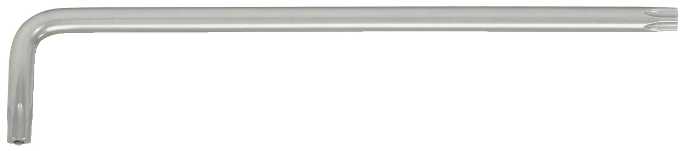 KS Tools 151.2476 Fünfstern-Winkelstiftschlüssel, Bohrung, lang, TS30