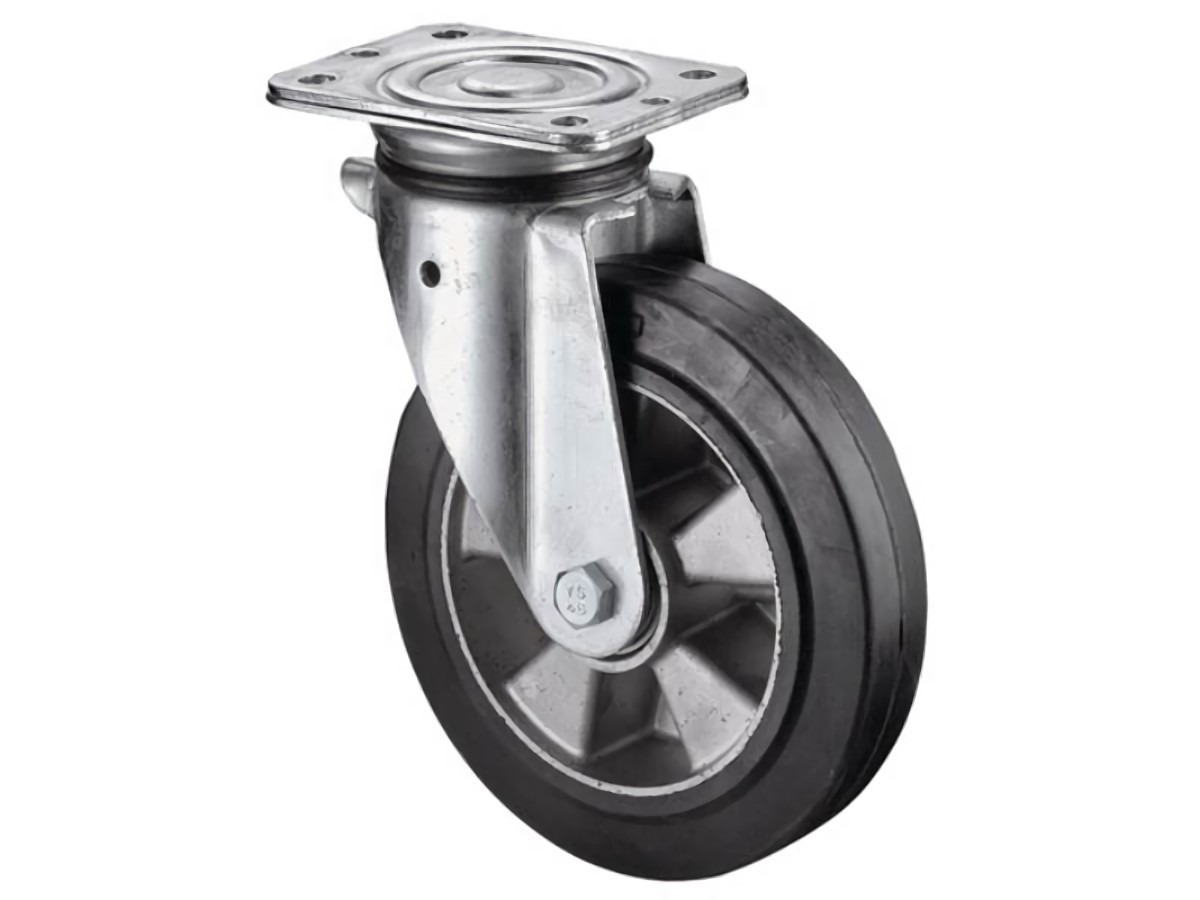 BS ROLLEN L600.B80.250 Schwerlastlenkrolle  Rad-Ø 250 mm Tragfähigkeit 550 kg El