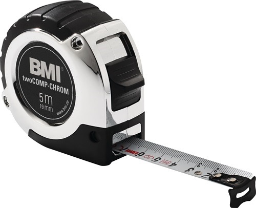 BMI 475241221 Taschenrollbandmaß twoCOMP Länge 2 m Breite 16 mm mm/mm EG II Kuns